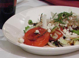 Vine Ripened Tomato and Onion Salad