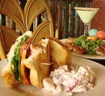 St. Bart's Shrimp BLT Sandwich at Tommy Bahama's in Sarasota