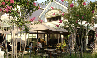 The lovely outdoor patio